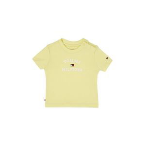 Tričko pre bábätko Tommy Hilfiger žltá farba