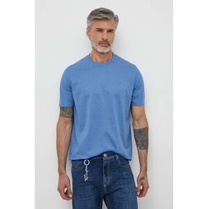 Bavlnené tričko Paul&Shark pánske, jednofarebné, 24411004