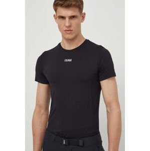 Športové tričko Colmar čierna farba, jednofarebný