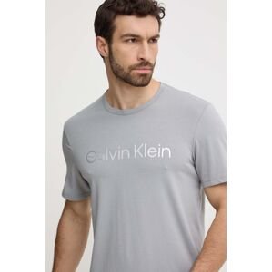Tričko Calvin Klein Underwear šedá farba,s potlačou,000NM2264E