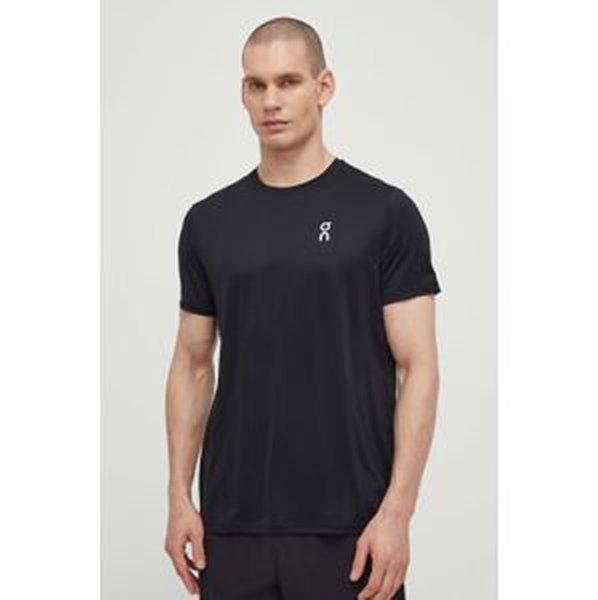 Bežecké tričko On-running Core čierna farba, jednofarebné