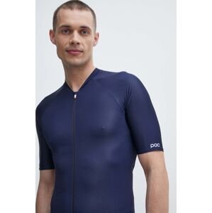 Cyklistické tričko POC Pristine Jersey tmavomodrá farba, jednofarebné