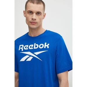 Bavlnené tričko Reebok Identity pánske, s potlačou, 100071174