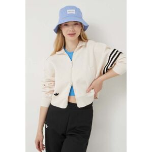 Mikina adidas Originals Neuclassics Tracktop IB7316-white, dámska, biela farba, s nášivkou