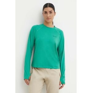 Športové tričko s dlhým rukávom Marmot Windridge zelená farba