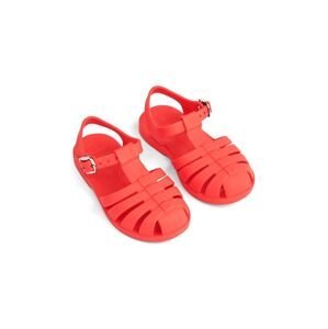 Detské sandále Liewood Bre červená farba