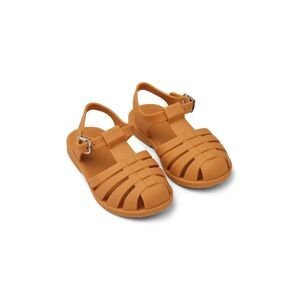 Detské sandále Liewood Bre hnedá farba