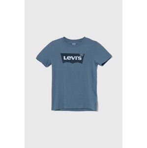Detské bavlnené tričko Levi's s potlačou