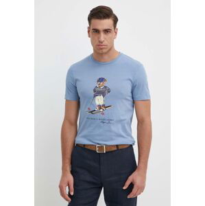 Bavlnené tričko Polo Ralph Lauren s potlačou,710853310