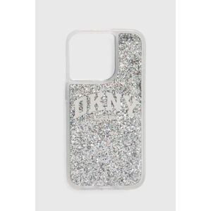 Puzdro na mobil Dkny iPhone 15 Pro 6.1" čierna farba, DKHCP15LLBNAEK,