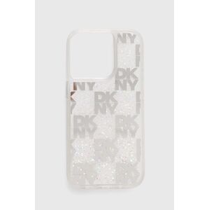 Puzdro na mobil Dkny iPhone 15 Pro 6.1" biela farba, DKHCP15LLCPEPT,