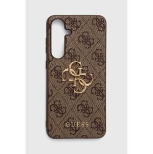 Puzdro na mobil Guess Samsung Galaxy S24+ hnedá farba, GUHCS24M4GMGBR