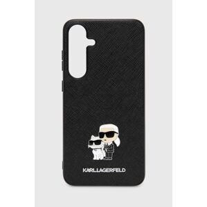 Puzdro na mobil Karl Lagerfeld Galaxy S24+ čierna farba, KLHCS24MPSAKCMPK