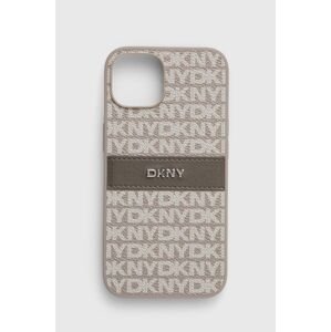 Puzdro na mobil Dkny iPhone 14 / 15 / 13 6.1 šedá farba, DKHCP14SPRTHSLE