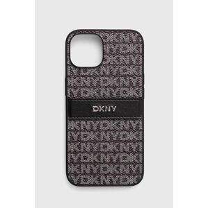 Puzdro na mobil Dkny iPhone 14 / 15 / 13 6.1 čierna farba, DKHCP14SPRTHSLK