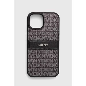 Puzdro na mobil Dkny iPhone 15 / 14 / 13 6.1 čierna farba, DKHCP15SPRTHSLK