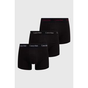 Boxerky Calvin Klein Underwear 3-pak pánske, čierna farba, 0000U2664G