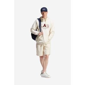 Bavlnená mikina adidas Originals adidas Originals Metro AAC Hood IC8382 IC8382-cream, pánska, béžová farba, s kapucňou, s nášivkou