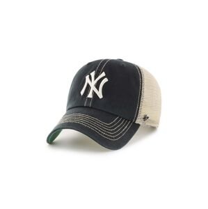 Šiltovka 47 brand MLB New York Yankees čierna farba, s nášivkou, B-TRWLR17GWP-BK