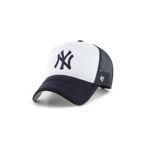 Šiltovka 47 brand MLB New York Yankees tmavomodrá farba, s nášivkou, B-TRTFM17KPP-NY