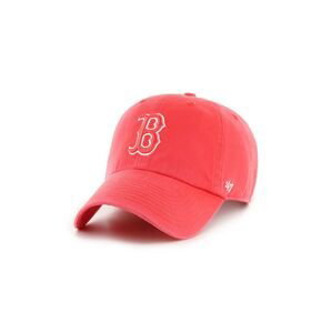 Bavlnená šiltovka 47 brand MLB Boston Red Sox červená farba, s nášivkou, B-RGW02GWS-YH