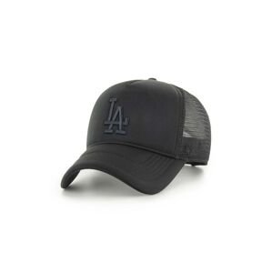 Šiltovka 47 brand MLB Los Angeles Dodgers čierna farba, s nášivkou, B-TRTFM12KPP-BK