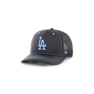 Šiltovka 47 brand MLB Los Angeles Dodgers čierna farba, s nášivkou, B-XRAYD12BBP-BK