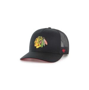 Šiltovka 47 brand NHL Chicago Blackhawks čierna farba, s nášivkou, H-MSHTC04GWP-BK