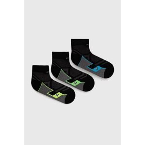 Ponožky Fila 3-pak pánske, čierna farba, F2715