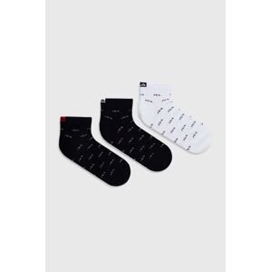 Ponožky Fila 3-pak pánske, tmavomodrá farba, F2717