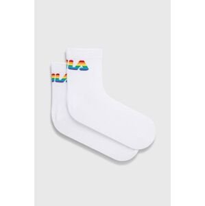 Ponožky Fila 2-pak biela farba, F1613