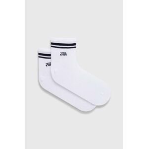 Ponožky Fila 2-pak biela farba, F4410