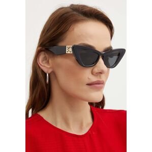 Slnečné okuliare Burberry dámske, čierna farba, 0BE4421U,
