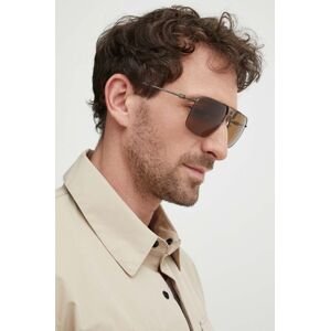 Slnečné okuliare Armani Exchange pánske, strieborná farba, 0AX2050S