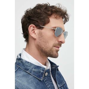 Slnečné okuliare Ray-Ban strieborná farba, 0RB3733,