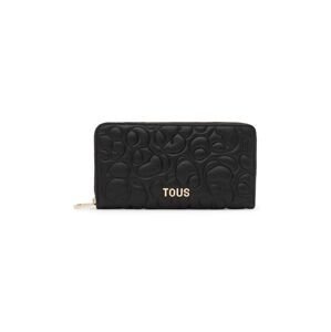 Kožená peňaženka Tous dámsky, čierna farba, 2002021151