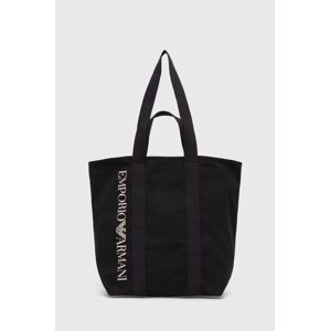 Bavlnená taška Emporio Armani Underwear čierna farba, 231795 CC918