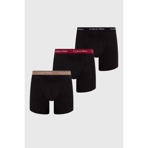 Boxerky Calvin Klein Underwear 3-pak pánske,čierna farba,0000U2662G