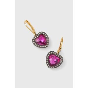 Náušnice Kurt Geiger London CRYSTAL HEART EARRING 2882898429