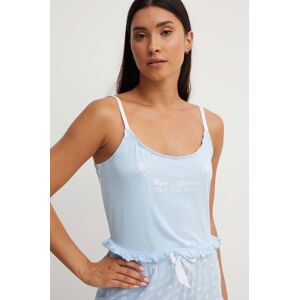 Pyžamový top Juicy Couture CHERUB EMMANUEL FRILLED VEST JCLPT224508