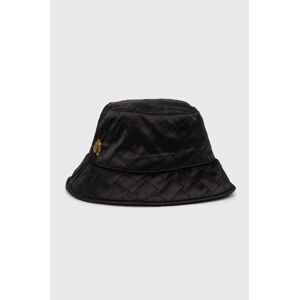 Klobúk Kurt Geiger London KENSINGTON BUCKET HAT čierna farba, 9014500229