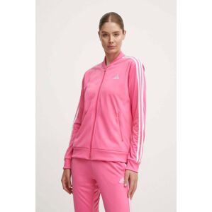 Tepláková súprava adidas Essentials dámska, ružová farba, IX1096