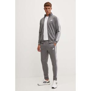 Tepláková súprava adidas Essentials pánska, šedá farba, IY6649