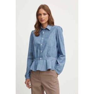 Bavlnená košeľa Polo Ralph Lauren dámska, regular, s klasickým golierom, 211935150