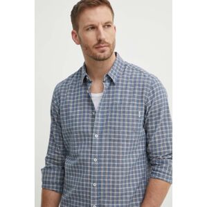 Košeľa s prímesou ľanu Pepe Jeans MIKEL regular, s klasickým golierom, PM308564