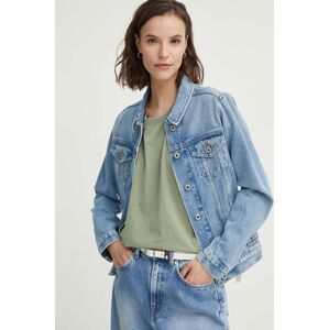 Rifľová bunda Pepe Jeans REGULAR JACKET dámska, prechodná, PL402432MP4