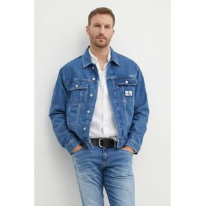 Rifľová bunda Calvin Klein Jeans pánska, prechodná, J30J325750