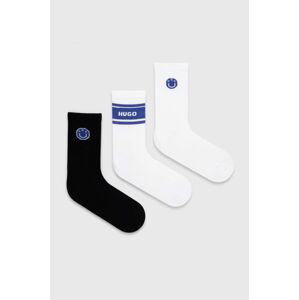 Ponožky Hugo Blue 3-pak dámske, 50524385