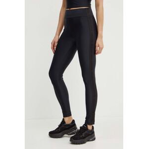 Legíny Versace Jeans Couture dámske, čierna farba, jednofarebné, 77HAC114 J0148