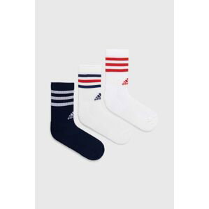 Ponožky adidas Essentials 3-pak biela farba, IY8643